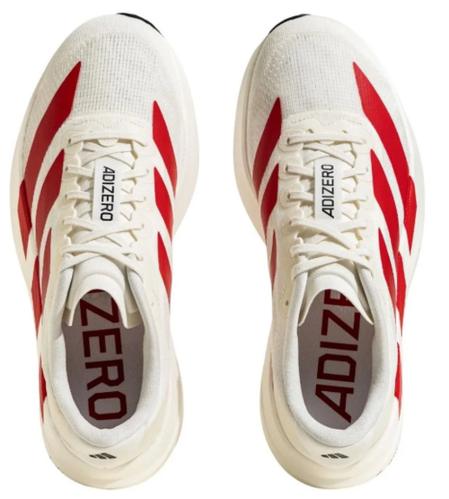adidas Adizero Evo SL White Red JS1182 | A Vivid Direction