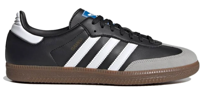 adidas Samba Vegan Black White Brown H01878 | Contrast in Motion